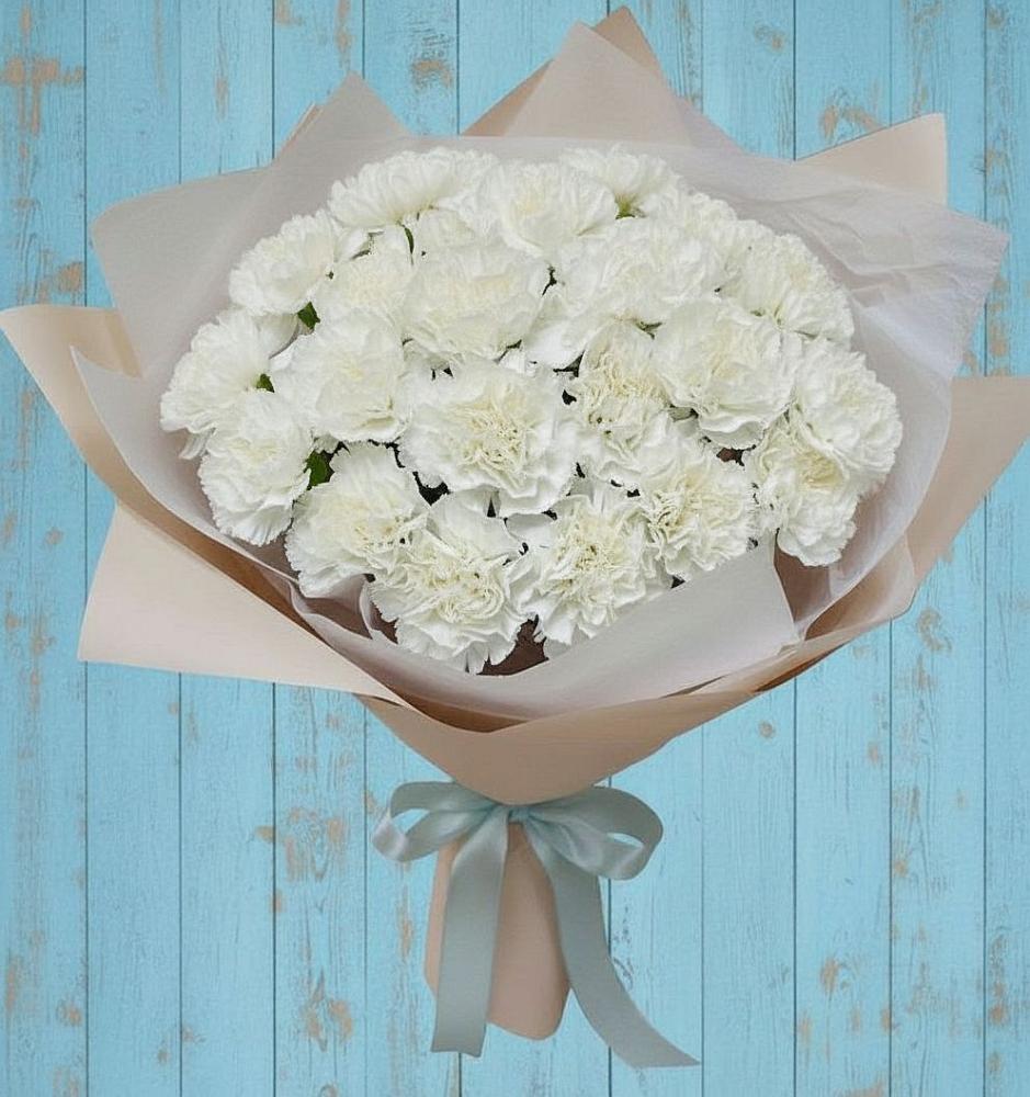 Букет цветов из: Гвоздики в Новопокровское 