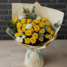 Букет цветов из:  Розы в Новопокровское 