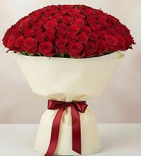 Букет 101 Красная роза Милано #REPLACE_PRED# Новопокровское 