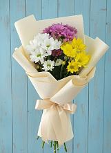 Букет цветов из:  Хризантемы в Новопокровское 