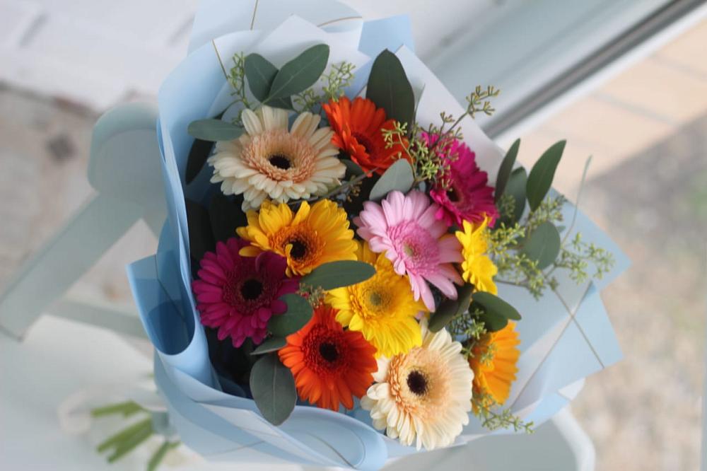 Букет цветов из: Герберы в Новопокровское 