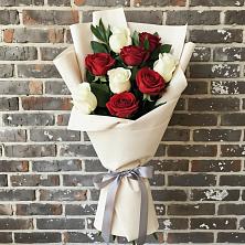 Букет цветов из:  Розы в Новопокровское 
