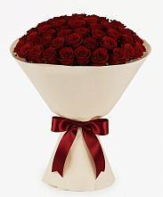 Букет 101 Бордовая роза Блэк Бакарра в Новопокровское 