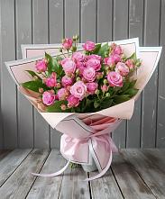 Букет Розовый кустик в Новопокровское 