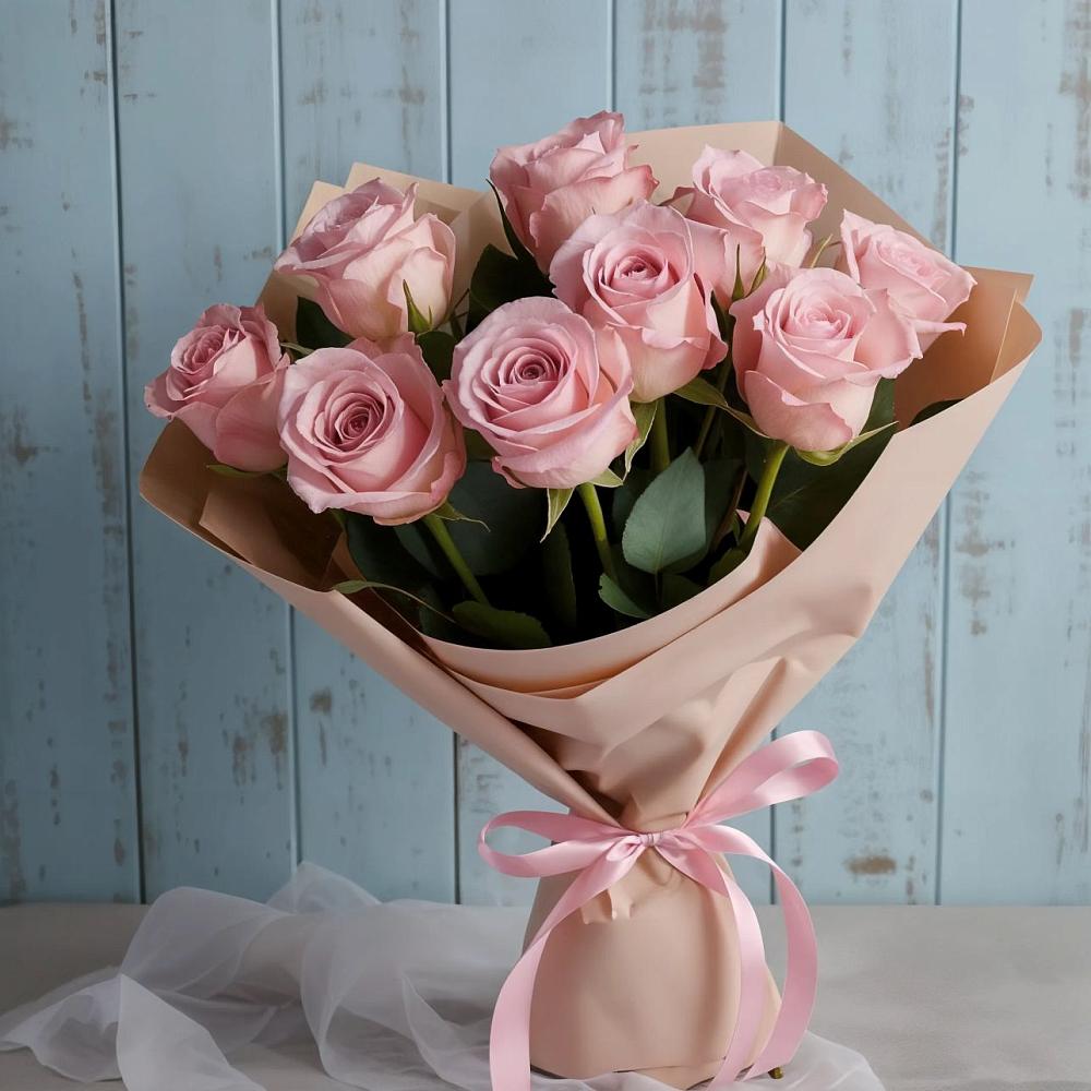 Букет цветов из: Розы в Новопокровское 