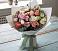 Букет цветов из: Розы, Лизиантусы и Гвоздики в Новопокровское 