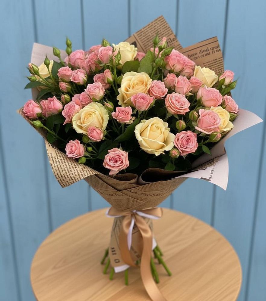 Букет цветов из: Розы в Новопокровское 