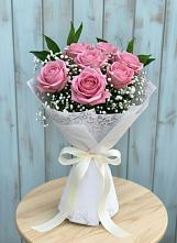 Букет цветов из:  Розы в Новопокровское 