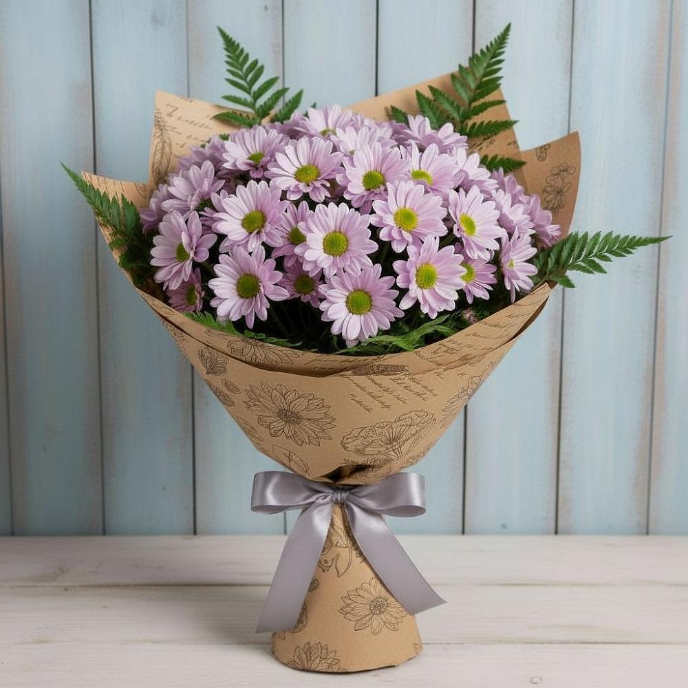 Букет цветов из: Хризантемы в Новопокровское 