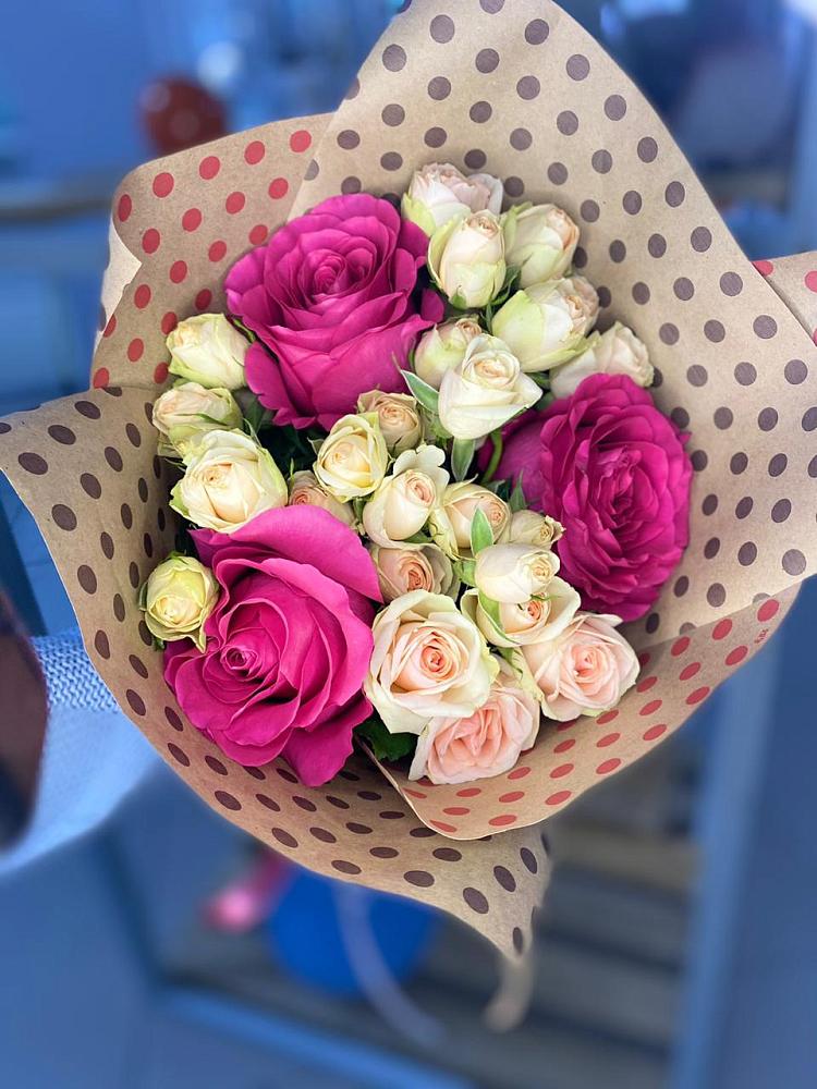 Букет цветов из: Розы в Новопокровское 