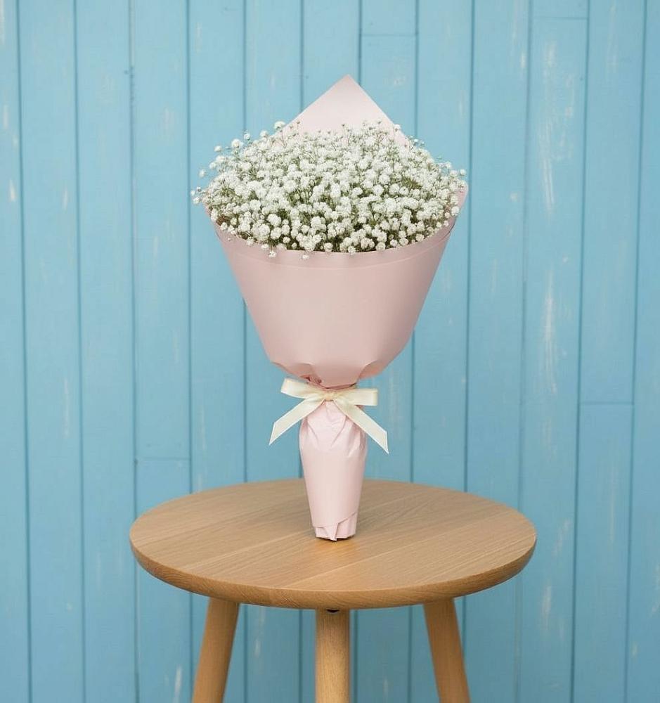 Букет цветов из: Гипсофила в Новопокровское 