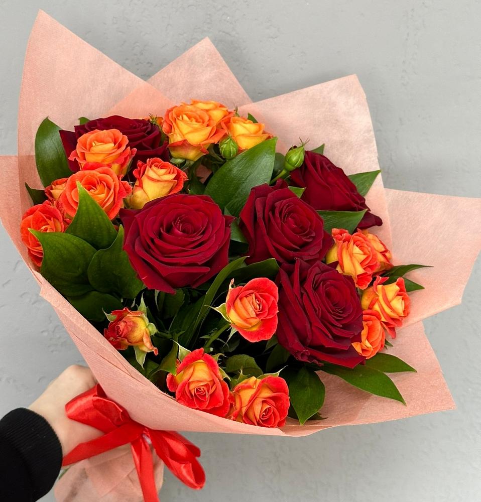 Букет Любовь и восторг в Новопокровское 