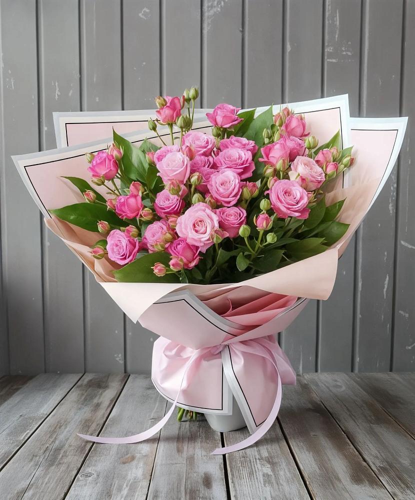 Букет Розовый кустик в Новопокровское 