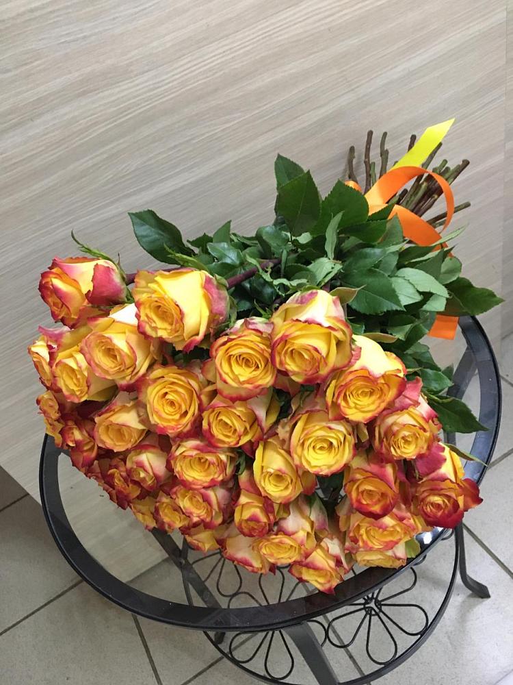 Букет Желтые розы в Новопокровское 