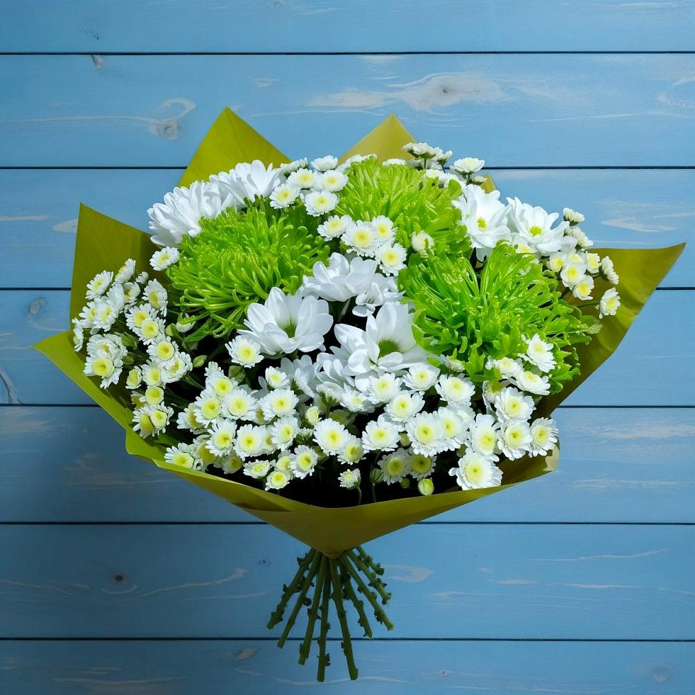 Букет цветов из: Хризантемы в Новопокровское 