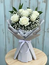 Букет цветов из:  Розы в Новопокровское 