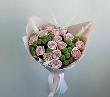 Букет цветов из:  Розы и Хризантемы в Новопокровское 