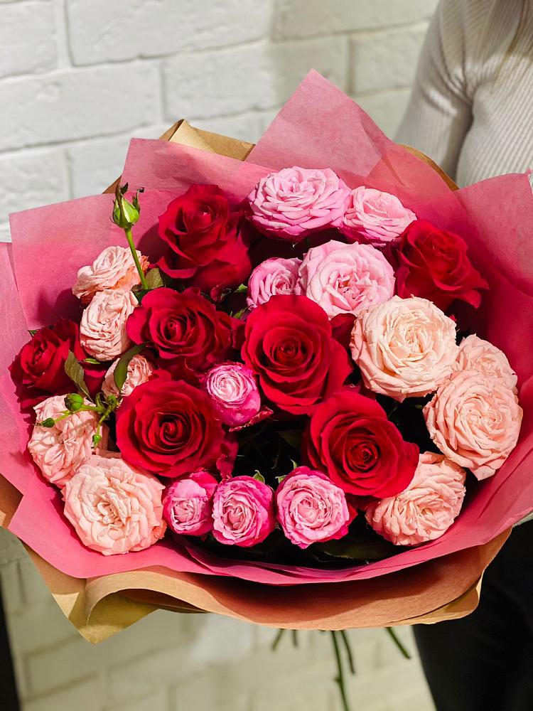 Букет цветов из: Розы в Новопокровское 