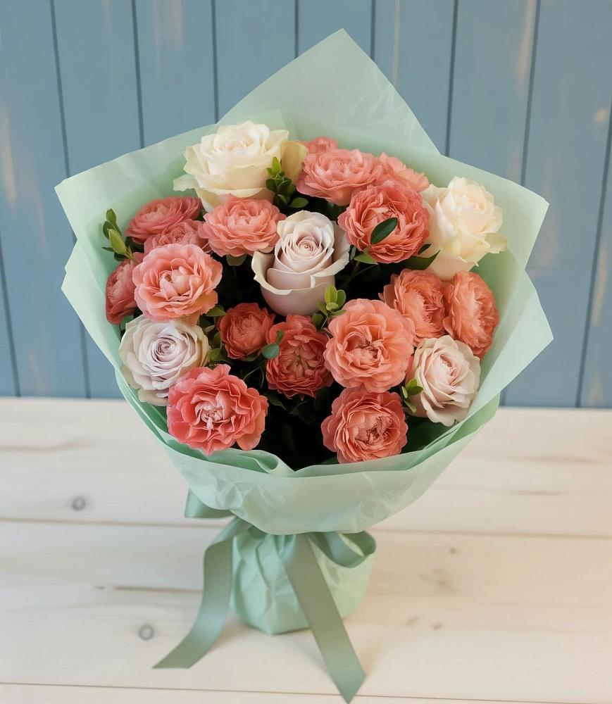 Букет цветов из: Розы в Новопокровское 