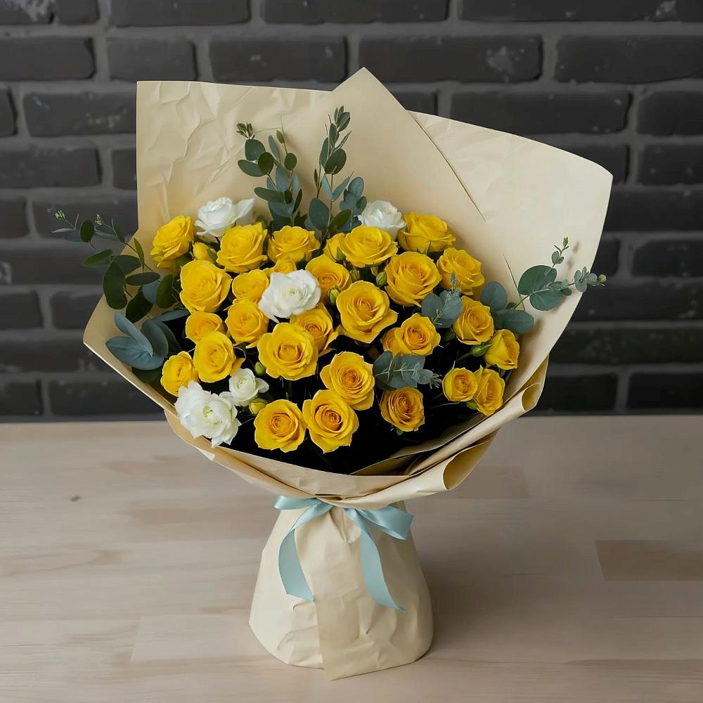 Букет цветов из: Розы в Новопокровское 