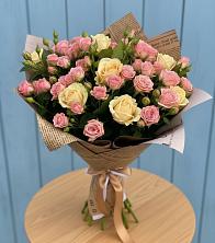 Букет цветов из:  Розы в Новопокровское 