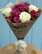 Букет цветов из:  Розы в Новопокровское 