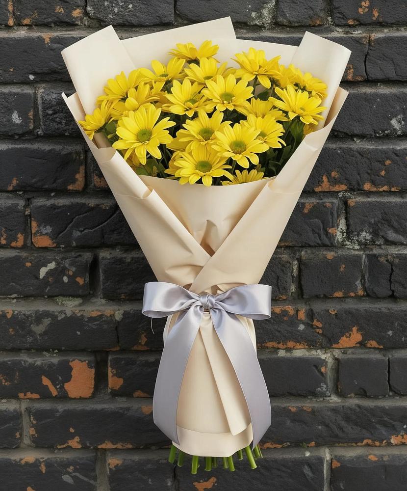 Букет цветов из: Хризантемы в Новопокровское 