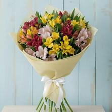 Букет цветов из:  Альстромерии в Новопокровское 