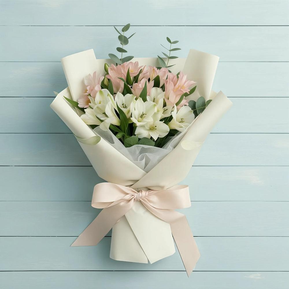 Букет цветов из: Альстромерии в Новопокровское 