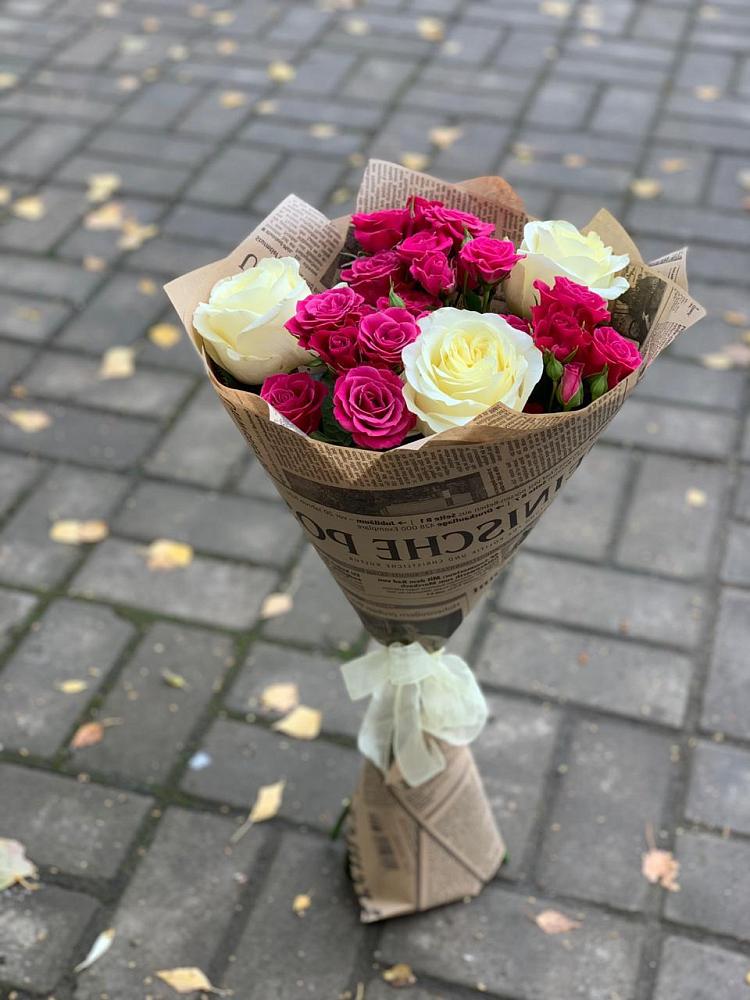 Букет цветов из: Розы в Новопокровское 