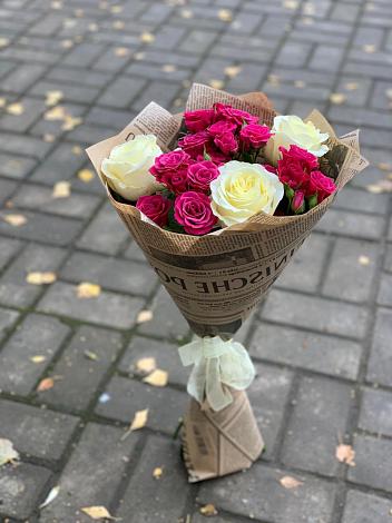 Букет цветов из: Розы в Новопокровское 