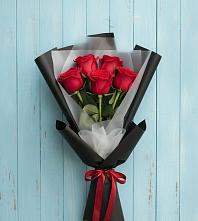 Букет цветов из:  Розы в Новопокровское 