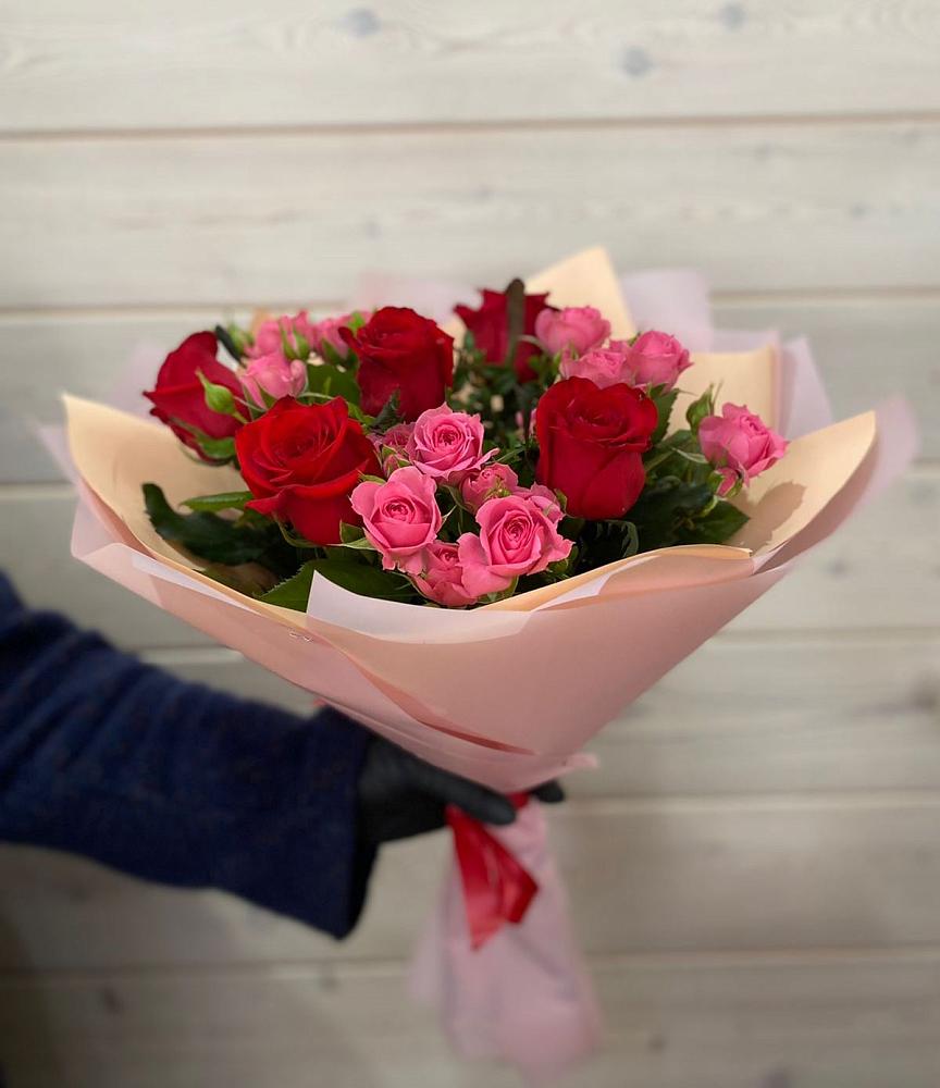 Букет цветов из: Розы в Новопокровское 