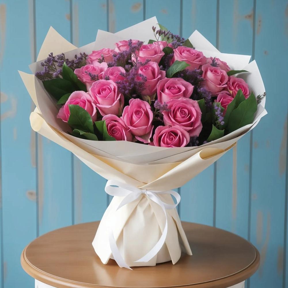 Букет цветов из: Розы в Новопокровское 