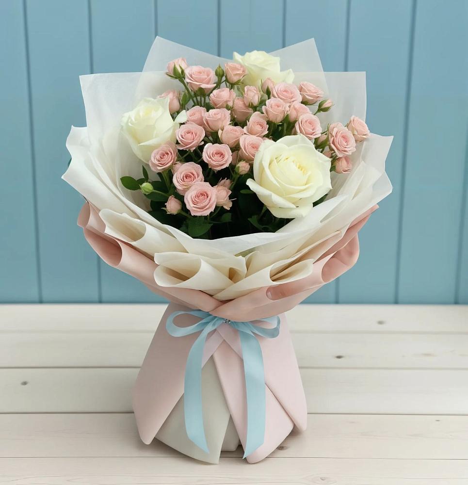 Букет цветов из: Розы в Новопокровское 