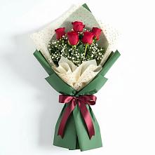 Букет цветов из:  Розы в Новопокровское 