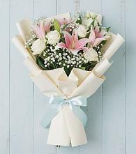 Букет цветов из:  Лилии в Новопокровское 