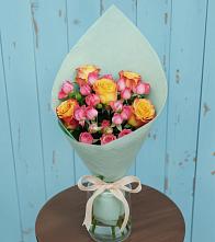 Букет цветов из:  Розы в Новопокровское 