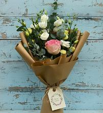 Букет цветов из:  Розы и Лизиантусы #REPLACE_PRED# Новопокровское 