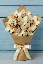 Букет цветов из:  Орхидеи и Розы в Новопокровское 